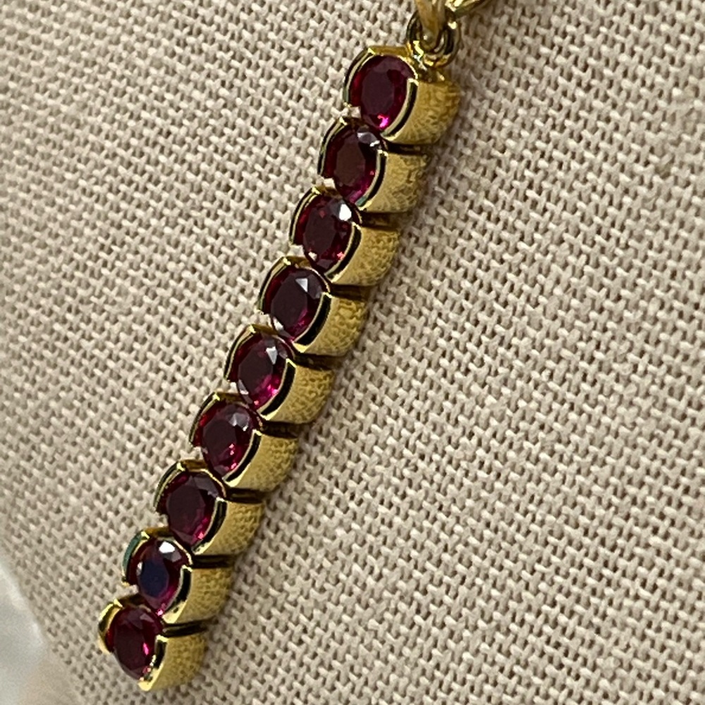 Vintage Technibond Classic 18K Gold Bonded 925 Necklace & Earring Set - Picture 11 of 17